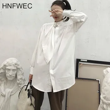 2019 Autumn And Winter Single Breasted Bit Bow Collar Loose Vintage Female Sweet Shirt Blouse L101
2019 Autumn And Winter Single Breasted Bit Bow Collar Loose Vintage Female Sweet Shirt Blouse L101