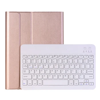 Keyboard Case for IPad 2019 10.2 inch - Stand Cover with Magnetically Detachable Wireless Bluetooth Keyboard, Rosegold
Keyboard Case for IPad 2019 10.2 inch - Stand Cover with Magnetically Detachable Wireless Bluetooth Keyboard, Rosegold