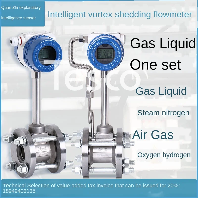 LUGB intelligent vortex flowmeter steam gas sensor compressed air digital display flow meter nitrogen natural gas
LUGB intelligent vortex flowmeter steam gas sensor compressed air digital display flow meter nitrogen natural gas