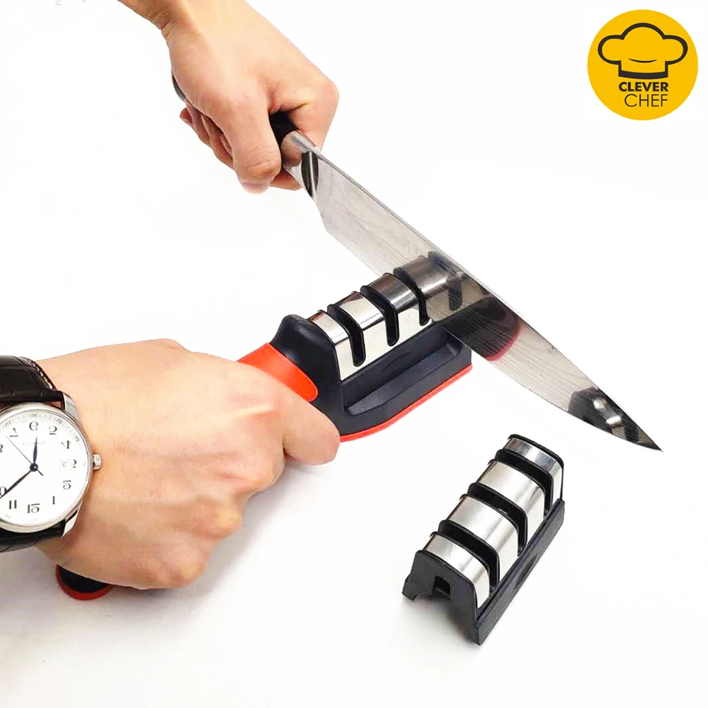 Knife Sharpener 3 Stages Quick Professional Sharp Edge Knife-sharpener Stainless Steel Non-Slip Silicone Kitchen Supplies
Knife Sharpener 3 Stages Quick Professional Sharp Edge Knife-sharpener Stainless Steel Non-Slip Silicone Kitchen Supplies