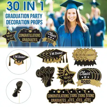 24pcs/lot Graduation Party Photo Booth Props Congrats Class Of 2020 Graduation Supplies Party Supplies Photobooth Decoration
24pcs/lot Graduation Party Photo Booth Props Congrats Class Of 2020 Graduation Supplies Party Supplies Photobooth Decoration
