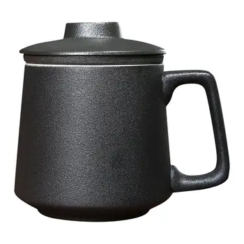 Ceramic water cup with lid liner filter household large capacity tea cup office coffee cup simple mug set christmas mug coffee 
Ceramic water cup with lid liner filter household large capacity tea cup office coffee cup simple mug set christmas mug coffee