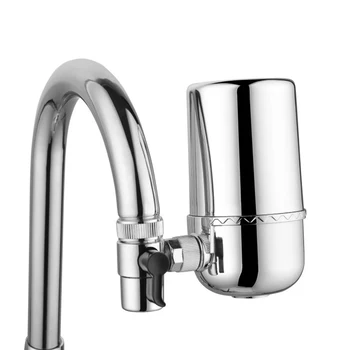 Faucet Water Filter with Ceramic Cartridge 360-Degree Rotatable Water Tap Filtration System Reduces Lead Fluoride Chlorine
Faucet Water Filter with Ceramic Cartridge 360-Degree Rotatable Water Tap Filtration System Reduces Lead Fluoride Chlorine