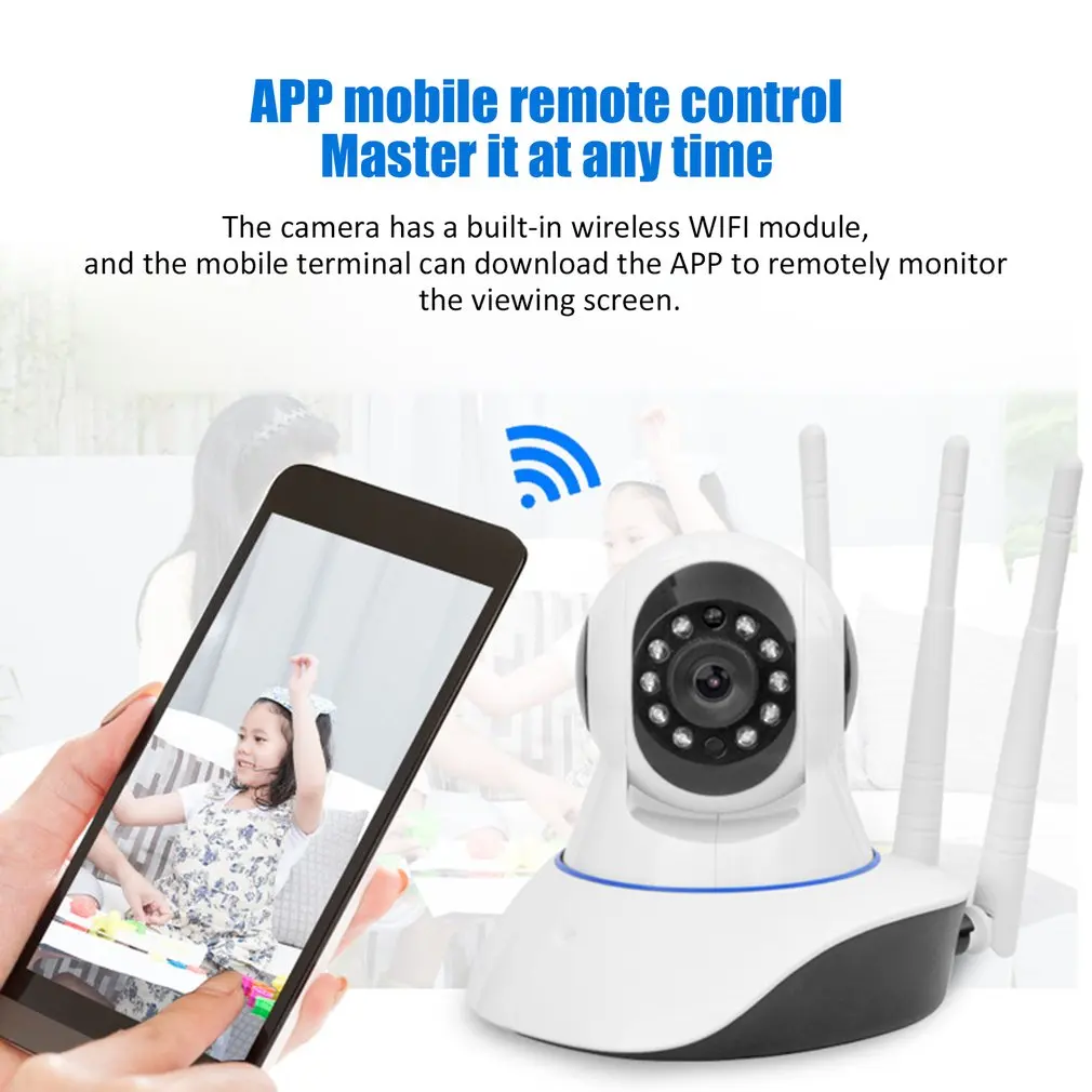 1080P IP Camera Wireless Home Security Camera Surveillance Camera Wireless Network Video Surveillance Wi-fi Night Vision
1080P IP Camera Wireless Home Security Camera Surveillance Camera Wireless Network Video Surveillance Wi-fi Night Vision