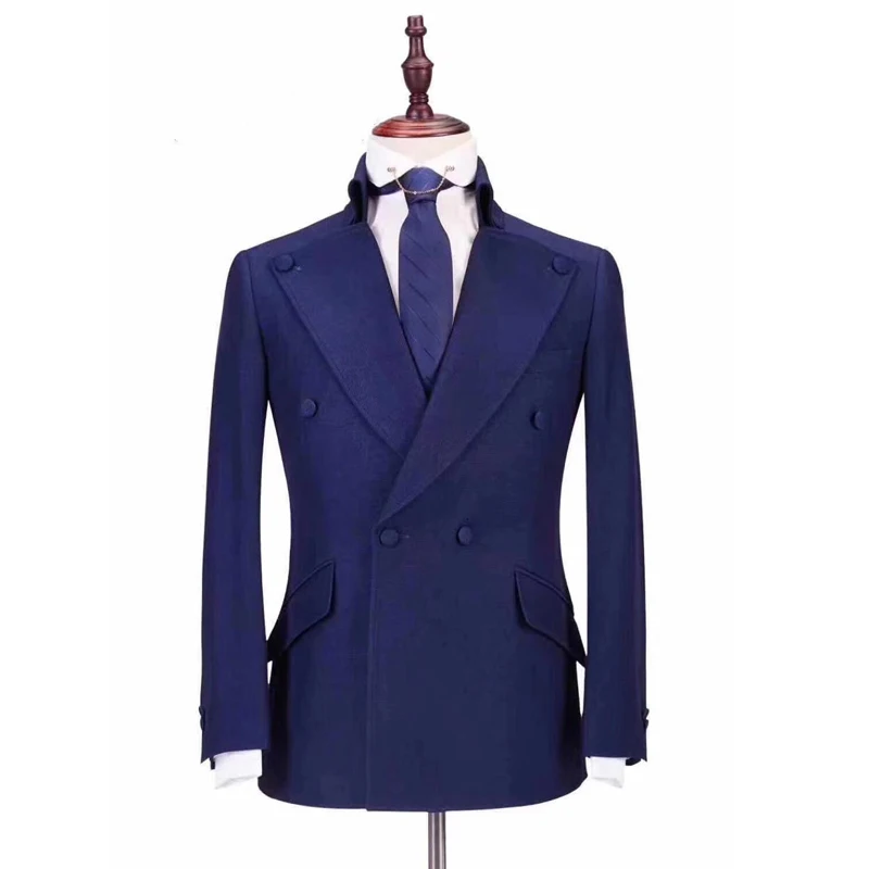 Double Breasted Slim Fit Men Suits for Wedding Dinner 2 Pieces Formal Business Groom Tuxedos Male Fashion Jacket with Pants
Double Breasted Slim Fit Men Suits for Wedding Dinner 2 Pieces Formal Business Groom Tuxedos Male Fashion Jacket with Pants