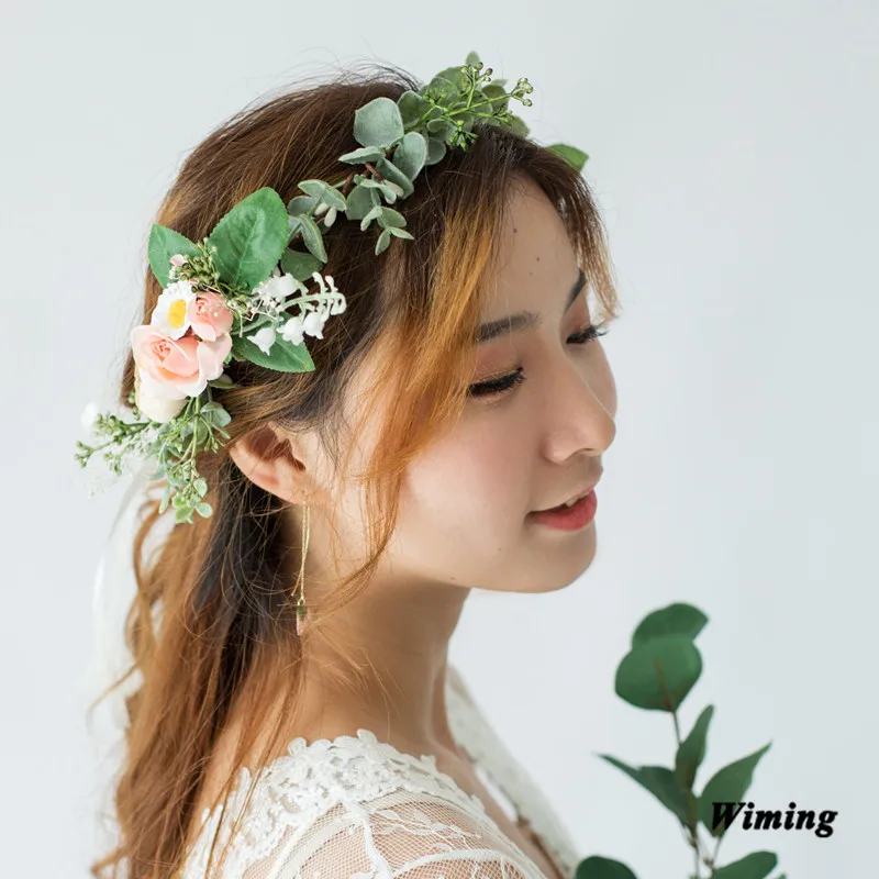 bridal wreath headband wedding Hair Accessories travel holiday beach photo props girls ladies women's headbands flowers
bridal wreath headband wedding Hair Accessories travel holiday beach photo props girls ladies women's headbands flowers