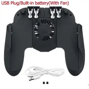 H9 All-in-One Gamepad Mobile Phone Game Handle Controller for PUBG with Cooler Cooling Fan Trigger Shooter Joystick
H9 All-in-One Gamepad Mobile Phone Game Handle Controller for PUBG with Cooler Cooling Fan Trigger Shooter Joystick