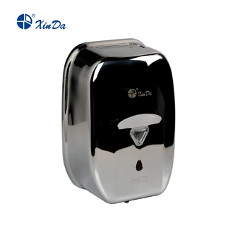 The Xinda ZYQ 120 Metal Automatic Sensor Touch Free Soap Dispenser 1200 mL DC 4x 1.5V (LR6) Wall Mounted with Key-Protection 
The Xinda ZYQ 120 Metal Automatic Sensor Touch Free Soap Dispenser 1200 mL DC 4x 1.5V (LR6) Wall Mounted with Key-Protection