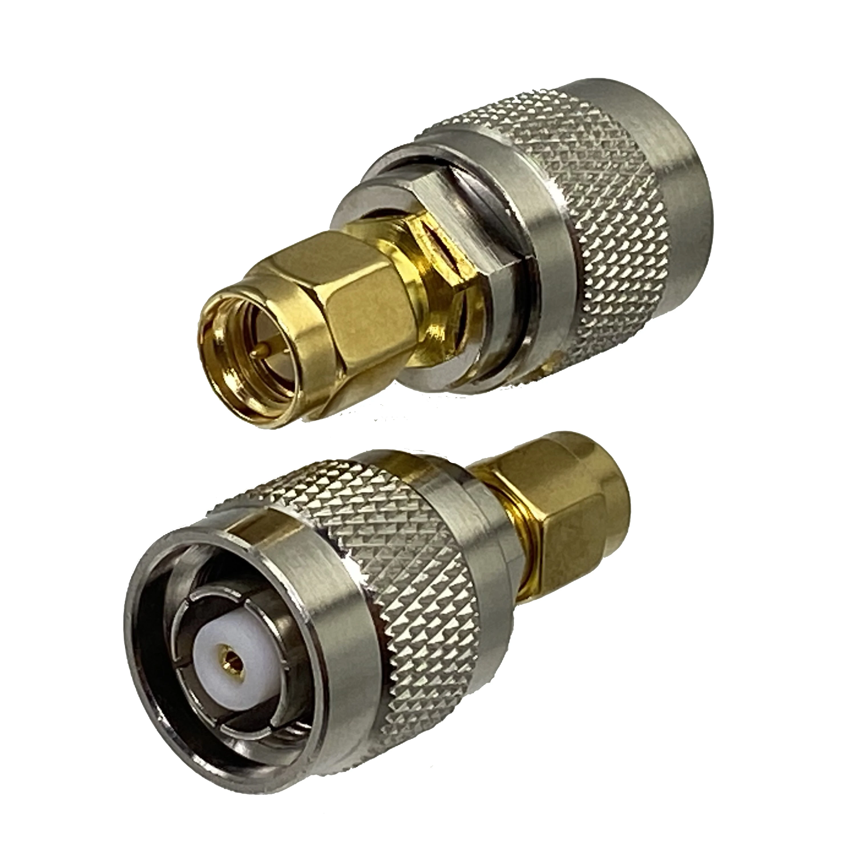 

1pcs Connector Adapter RP-TNC Male Jack to SMA Male Plug RF Coaxial Converter Straight New