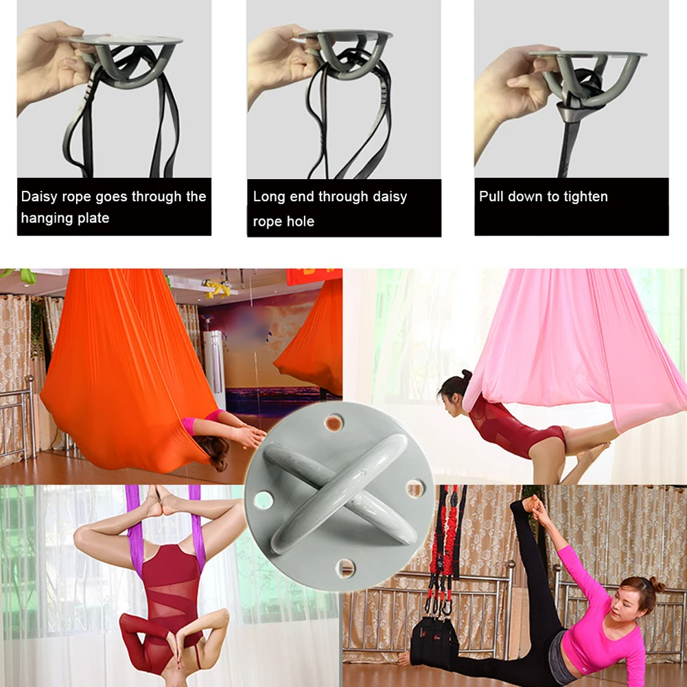 Aerial Yoga Hammock Hanging Plate Sandbag Hook Ceiling Wall Mount Swings Swivles Dancing Ring Training Buckle
Aerial Yoga Hammock Hanging Plate Sandbag Hook Ceiling Wall Mount Swings Swivles Dancing Ring Training Buckle