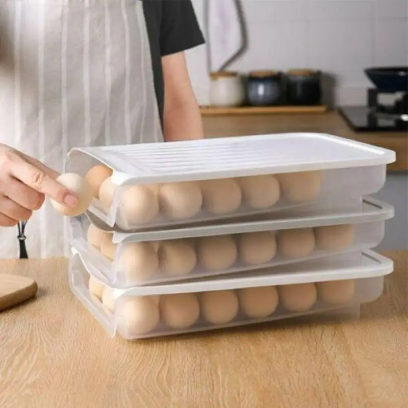 Kitchen Auto Scrolling Egg Storage Box 18 Grid Egg Box Food Container Organizer Boxes for Storage Multifunctional Storage Box
Kitchen Auto Scrolling Egg Storage Box 18 Grid Egg Box Food Container Organizer Boxes for Storage Multifunctional Storage Box