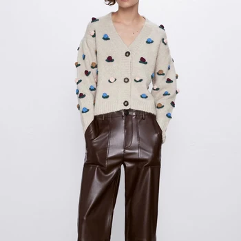 2020 NEW women floral crochet jacket V-neck cardigan long sleeves contrast floral crochet appliqué button-up front sweater
2020 NEW women floral crochet jacket V-neck cardigan long sleeves contrast floral crochet appliqué button-up front sweater