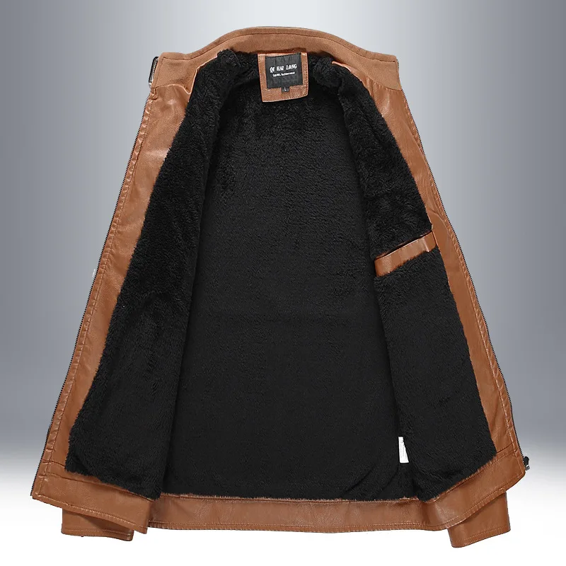 2019 Winter New Style MEN'S Leather Coat plus Velvet Slim Fit Pu Stand Collar Motorcycle Jacket Casual Leather Jacket Men's
2019 Winter New Style MEN'S Leather Coat plus Velvet Slim Fit Pu Stand Collar Motorcycle Jacket Casual Leather Jacket Men's