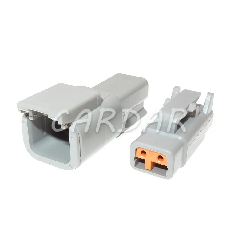 1 комплект 2 Pin DTM DTM06-2S / ATM06-2S DTM04-2P ATM04-2P Водонепроницаемый Электрический разъем на