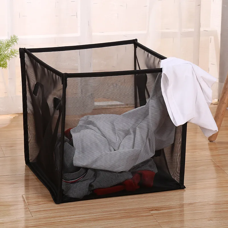 Mesh Folding Breathable Dirty Clothes Basket Nordic Wind 3-color See-through Mesh Storage Basket Bathroom Dirty Clothes Storage
Mesh Folding Breathable Dirty Clothes Basket Nordic Wind 3-color See-through Mesh Storage Basket Bathroom Dirty Clothes Storage