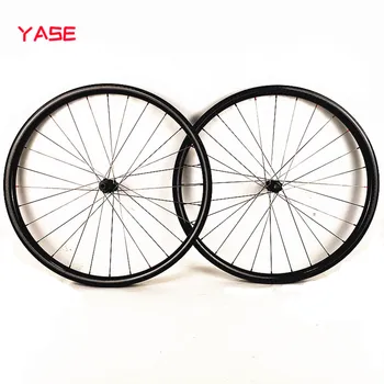 

YASE ultralight mtb 29er wheelset titanium alloy spokes 30x25mm tubeless asymmetry DT 180S boost 110x15 148x12 carbon disc wheel