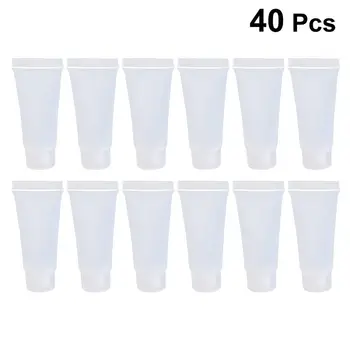 40pcs 10ml Refillable Travel Bottles Disposable Leakproof Plastic Travel Squeezable Tubes For Body Lotion Shower Gel Shampoo
40pcs 10ml Refillable Travel Bottles Disposable Leakproof Plastic Travel Squeezable Tubes For Body Lotion Shower Gel Shampoo