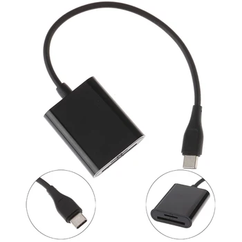 2 in 1 Card Reader Adapter OTG Type C Cable SD/ TF Camera Connection Smart Memory Card for PC Camera Type-C Port
2 in 1 Card Reader Adapter OTG Type C Cable SD/ TF Camera Connection Smart Memory Card for PC Camera Type-C Port