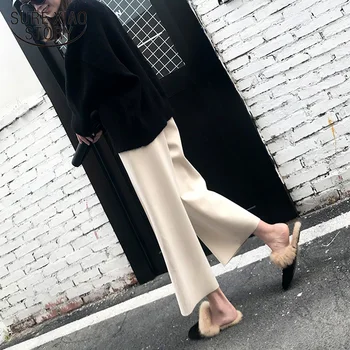 High Waist Straight Pants Female Pocket Trousers Wide Leg Pants 2019 Autumn and Winter Korean Women Ankle-length Pants 6990 50
High Waist Straight Pants Female Pocket Trousers Wide Leg Pants 2019 Autumn and Winter Korean Women Ankle-length Pants 6990 50