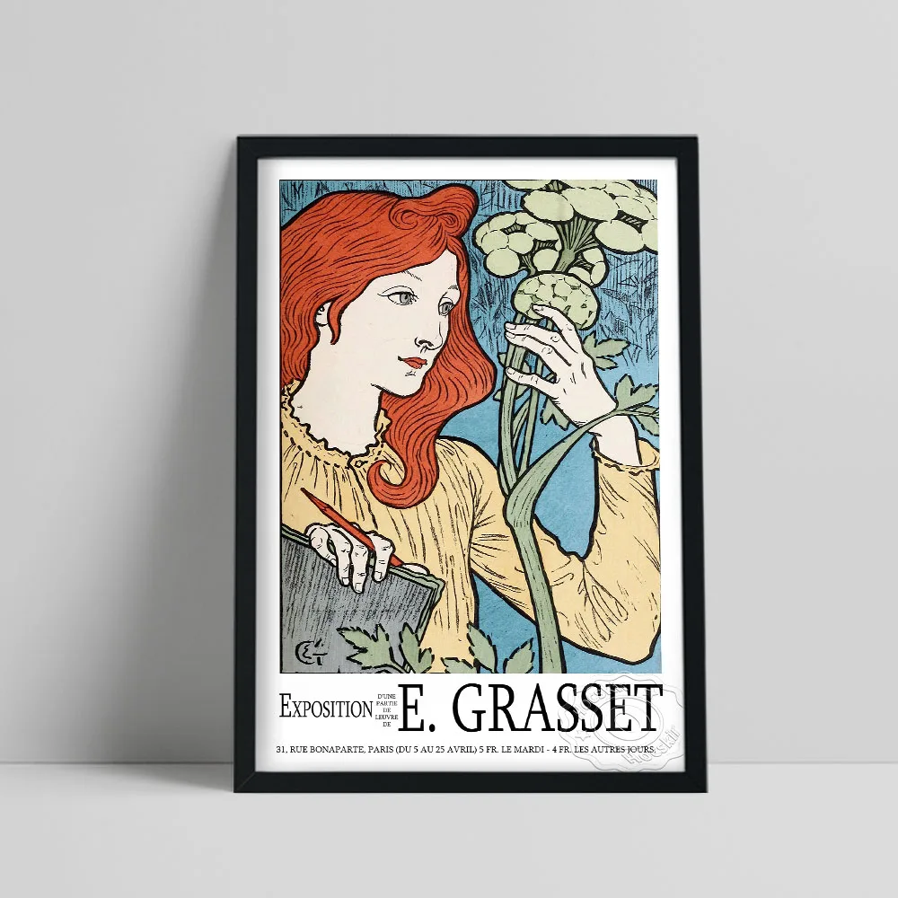 Antique Advertising Poster, Nouveau Vintage Wall Art, Eugene Grasset Wall Painting, French Botanical Belle Victorian Wall Decor
Antique Advertising Poster, Nouveau Vintage Wall Art, Eugene Grasset Wall Painting, French Botanical Belle Victorian Wall Decor