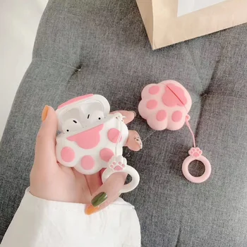 Kawaii 3D Cat Claw Cover Earphone Case For Airpods Case Bluetooth FunnyFor Apple Air Pods 2 Protective Case Earpods Headset Bag 
Kawaii 3D Cat Claw Cover Earphone Case For Airpods Case Bluetooth FunnyFor Apple Air Pods 2 Protective Case Earpods Headset Bag