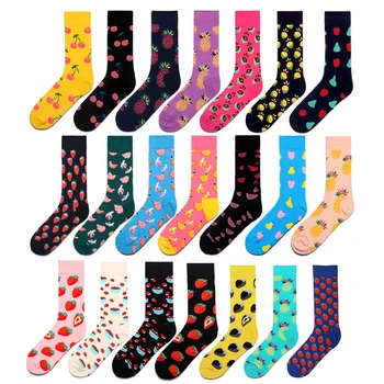 Creative Socks Men Funny Cute Cartoon Fruits Banana Avocado Lemon Strawberry Animal Print Happy Harajuku Skateboard Socks
Creative Socks Men Funny Cute Cartoon Fruits Banana Avocado Lemon Strawberry Animal Print Happy Harajuku Skateboard Socks