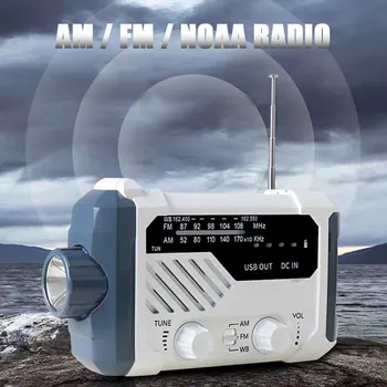 XLN 290 Hand Crank Weather Station Multifunctional LED Light Dimmable Radio Flashlight Battery Indicator Solar Powered Portable
XLN 290 Hand Crank Weather Station Multifunctional LED Light Dimmable Radio Flashlight Battery Indicator Solar Powered Portable