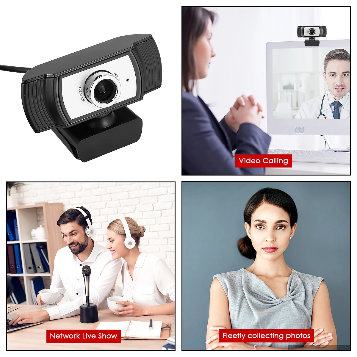 SOONHUA USB Web Camera Computer Webcam Plug-N-Play Web Camera 1080P Webcams With Microphone Web Cameras For PC Laptop Desktop
SOONHUA USB Web Camera Computer Webcam Plug-N-Play Web Camera 1080P Webcams With Microphone Web Cameras For PC Laptop Desktop