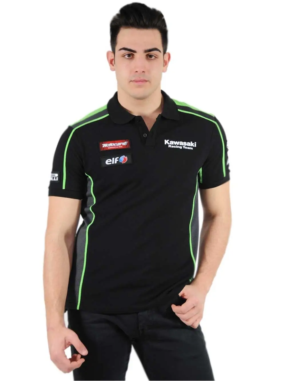 NEW Moto GP Team For Kawasaki Polo Shirt Motocross T-shirts Men's Summer Cloths Motorcycle Bike Breathable Casual Tee
NEW Moto GP Team For Kawasaki Polo Shirt Motocross T-shirts Men's Summer Cloths Motorcycle Bike Breathable Casual Tee