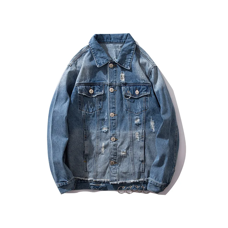 Europe And America Origional New Style Men Jacket Washing Gradient with Holes High Street Jacket Cardigan Coat High Quality Men'
Europe And America Origional New Style Men Jacket Washing Gradient with Holes High Street Jacket Cardigan Coat High Quality Men'
