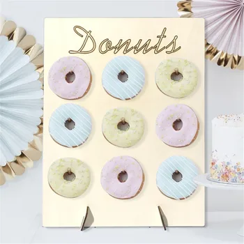 Wooden Donuts Wall Stand Wedding Decoration Party Candy Sweet Doughnut Holder Display Rack DIY Party Cake Decorating Baby Shower 
Wooden Donuts Wall Stand Wedding Decoration Party Candy Sweet Doughnut Holder Display Rack DIY Party Cake Decorating Baby Shower
