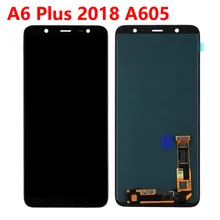 Écran tactile LCD de remplacement, pour Samsung Galaxy A6 Plus 2018 A605 A605F A605FN=