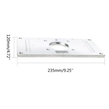 High Quality Aluminum Router Table Insert Plate Ring For Woodworking Bench Trimmer Parts
High Quality Aluminum Router Table Insert Plate Ring For Woodworking Bench Trimmer Parts