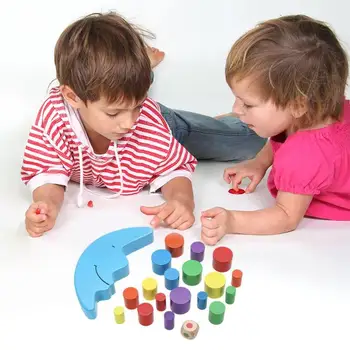 Kids Wooden Moon Balance Game Toys Children Educational Colorful Building Blocks Clear Texture Strong Durable Bright Color
Kids Wooden Moon Balance Game Toys Children Educational Colorful Building Blocks Clear Texture Strong Durable Bright Color