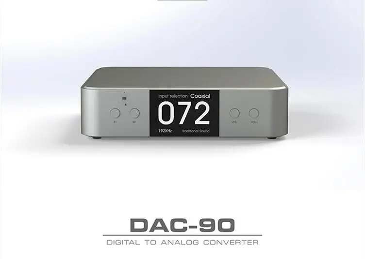 New DAC90 fully balanced USB/optical/coaxial/Bluetooth DAC digital decoder AK4490 supports DSD remote control with display | Электроника