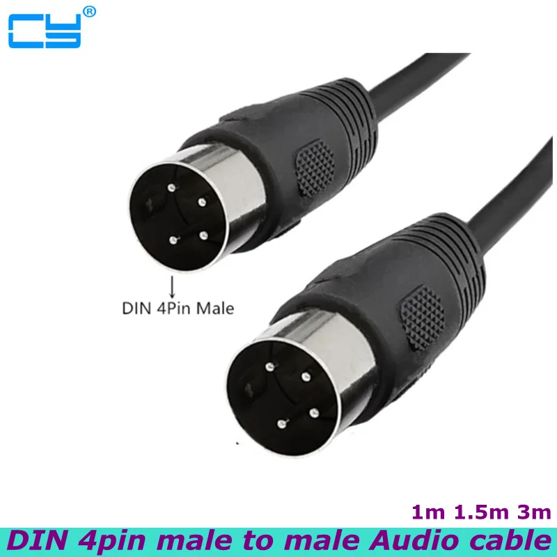 High-Quality DIN 4-pin Male to 4pin Male Audio and Video Cable S-terminal Midi 4-pin for Keyboards and Medical Equipment
High-Quality DIN 4-pin Male to 4pin Male Audio and Video Cable S-terminal Midi 4-pin for Keyboards and Medical Equipment