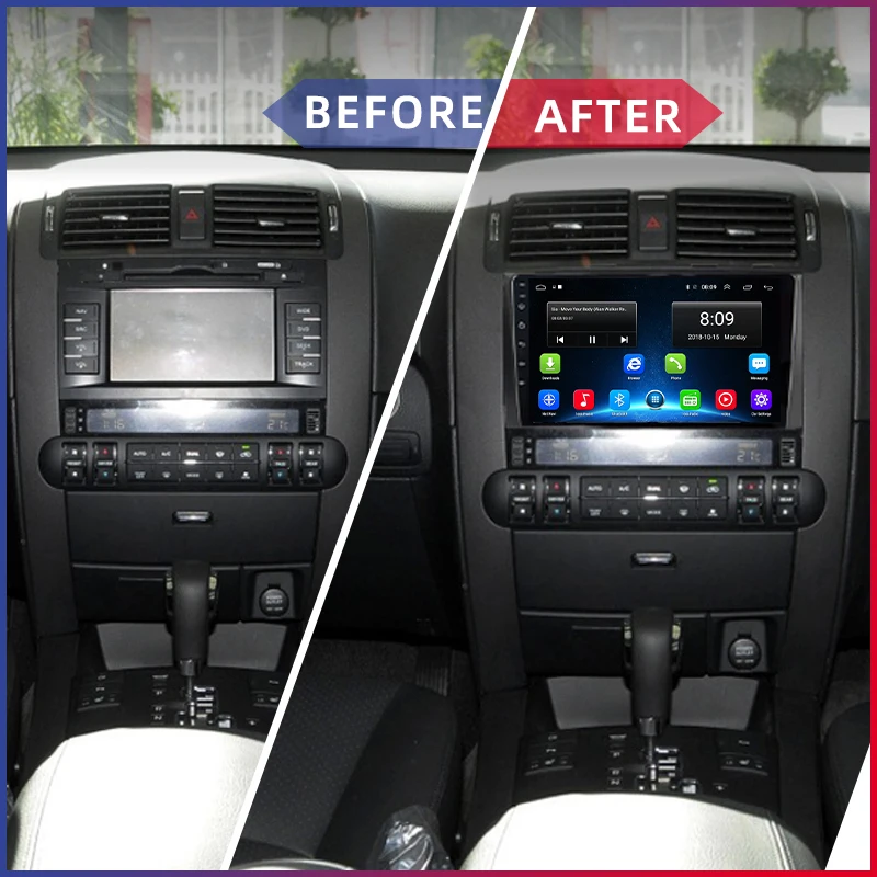 Android 9.0 Car Radio 9'' Inch IPS No 2 Din Multimedia Player Stereo Audio For Kia Borrego Mohave 2008-2012 GPS Navigation
Android 9.0 Car Radio 9'' Inch IPS No 2 Din Multimedia Player Stereo Audio For Kia Borrego Mohave 2008-2012 GPS Navigation