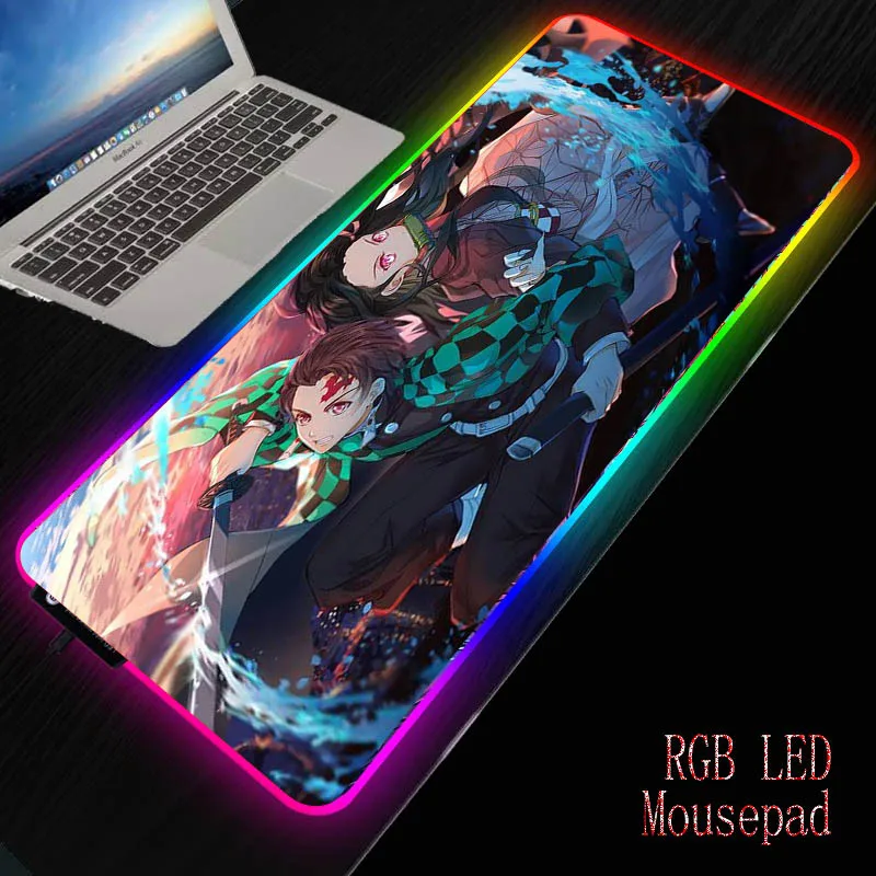 XGZAnime Demon Slayer Kimetsu No Yaiba Large LED Light RGB Gaming Mouse Pad USB Wired Mousepad Mice Mat 7 Colors for Computer PC
XGZAnime Demon Slayer Kimetsu No Yaiba Large LED Light RGB Gaming Mouse Pad USB Wired Mousepad Mice Mat 7 Colors for Computer PC