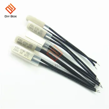 KSD9700 250V 5A 45~135 Degree Celsius Bimetal Disc Temperature Switch Normal Close Normal Open Thermostat Thermal Protector
KSD9700 250V 5A 45~135 Degree Celsius Bimetal Disc Temperature Switch Normal Close Normal Open Thermostat Thermal Protector