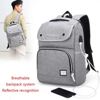 Men's Fashion Backpack School Travel Rucksack with USB Charging Port Reflective Strip Laptop Daypack Bookbags Teenagers 
Men's Fashion Backpack School Travel Rucksack with USB Charging Port Reflective Strip Laptop Daypack Bookbags Teenagers