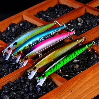 IField 11cm 9.3g Minnow Fishing Lure Diving 0.5-1.5M Wobblers Pike Fishing Bait Fake Fishing Fish, 1pc/lot
IField 11cm 9.3g Minnow Fishing Lure Diving 0.5-1.5M Wobblers Pike Fishing Bait Fake Fishing Fish, 1pc/lot