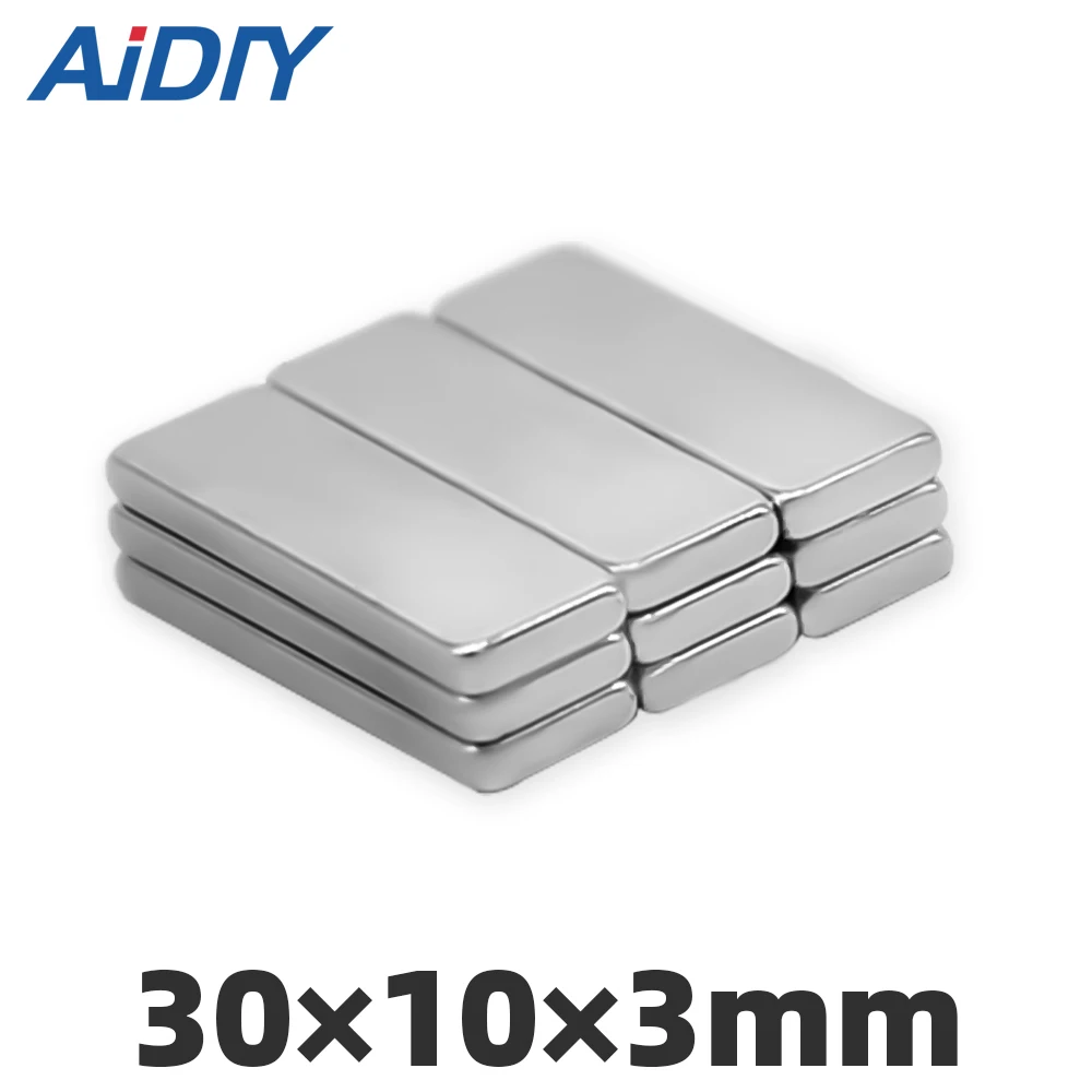 AI DIY 2/10Pcs 30 x 10 x 3mm Neodymium Magnets Permanent Block Super Strong Powerful Magnet Rectangular 30 * 10 * 3mm
AI DIY 2/10Pcs 30 x 10 x 3mm Neodymium Magnets Permanent Block Super Strong Powerful Magnet Rectangular 30 * 10 * 3mm