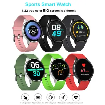 Smart Watch IP68 Waterproof Round Toughened Glass Bluetooth Heart Rate Monitor Multiple Sports Modes Men's Women Smart Band
Smart Watch IP68 Waterproof Round Toughened Glass Bluetooth Heart Rate Monitor Multiple Sports Modes Men's Women Smart Band