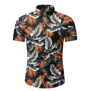 2020 Fashion Regular Fit Mens Cotton Short Sleeve Hawaiian Shirt Summer Casual Floral Shirts Men Plus Size M-3XL Vacation Tops
2020 Fashion Regular Fit Mens Cotton Short Sleeve Hawaiian Shirt Summer Casual Floral Shirts Men Plus Size M-3XL Vacation Tops