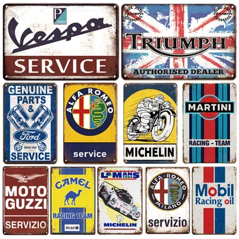 Martini Metal Plaque Tin Sign Vintage Vespa Service Metal Poster Garage Decorative Plates Retro Garage Room Man Cave Wall Decor
Martini Metal Plaque Tin Sign Vintage Vespa Service Metal Poster Garage Decorative Plates Retro Garage Room Man Cave Wall Decor