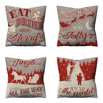 2020 New Style Christmas Pillow Covers Amazon Winter Holiday Home Decoration Pillow Case zu he zhuang Flax
2020 New Style Christmas Pillow Covers Amazon Winter Holiday Home Decoration Pillow Case zu he zhuang Flax