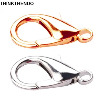 30Pcs Curved Lobster Claw Clasps Hook Necklace Buckle DIY Bracelet Connectors 649D
30Pcs Curved Lobster Claw Clasps Hook Necklace Buckle DIY Bracelet Connectors 649D