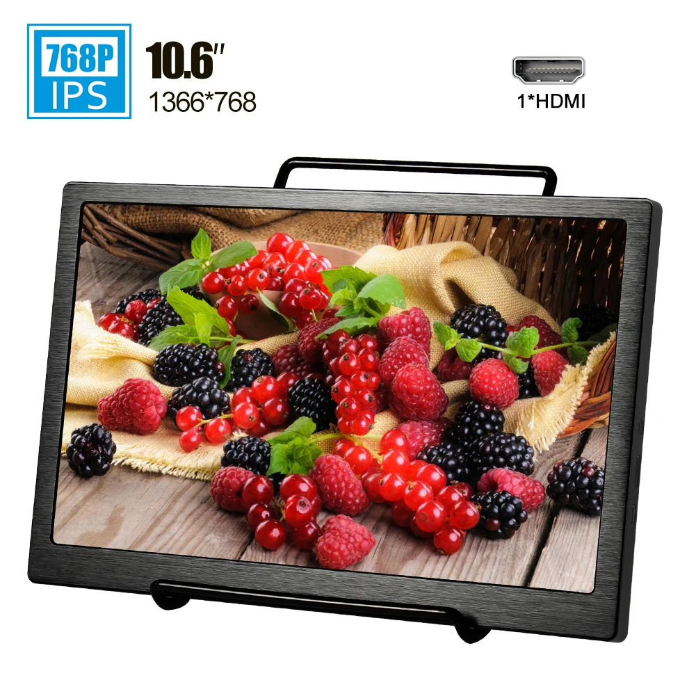 10.6 inch 1366X768 lcd display ips screen Dual speakers portable monitor with Metal bracket for laptop phone computer ps4 xbox
10.6 inch 1366X768 lcd display ips screen Dual speakers portable monitor with Metal bracket for laptop phone computer ps4 xbox