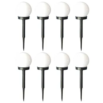 8PCS LED Ground Garden Light Solar Round Ball Automatic Waterproof IP55 Outdoor Path Lights Solar Powered Lawn Lamp
8PCS LED Ground Garden Light Solar Round Ball Automatic Waterproof IP55 Outdoor Path Lights Solar Powered Lawn Lamp