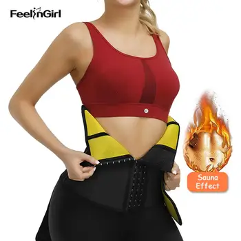 FeelinGirl Woman Neoprene Waist Cincher Flat Belly Sheath 3 Rows Hooks Fat Burner Sweat Tank Top Weight Loss Workout Shapewear
FeelinGirl Woman Neoprene Waist Cincher Flat Belly Sheath 3 Rows Hooks Fat Burner Sweat Tank Top Weight Loss Workout Shapewear